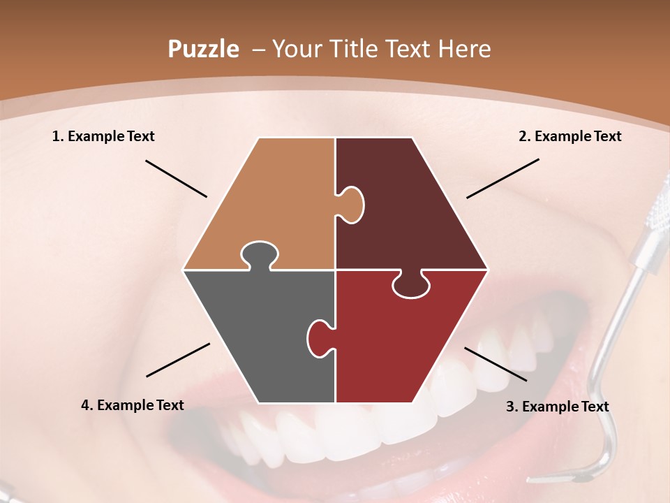 Cosmetics White Orthodontic PowerPoint Template