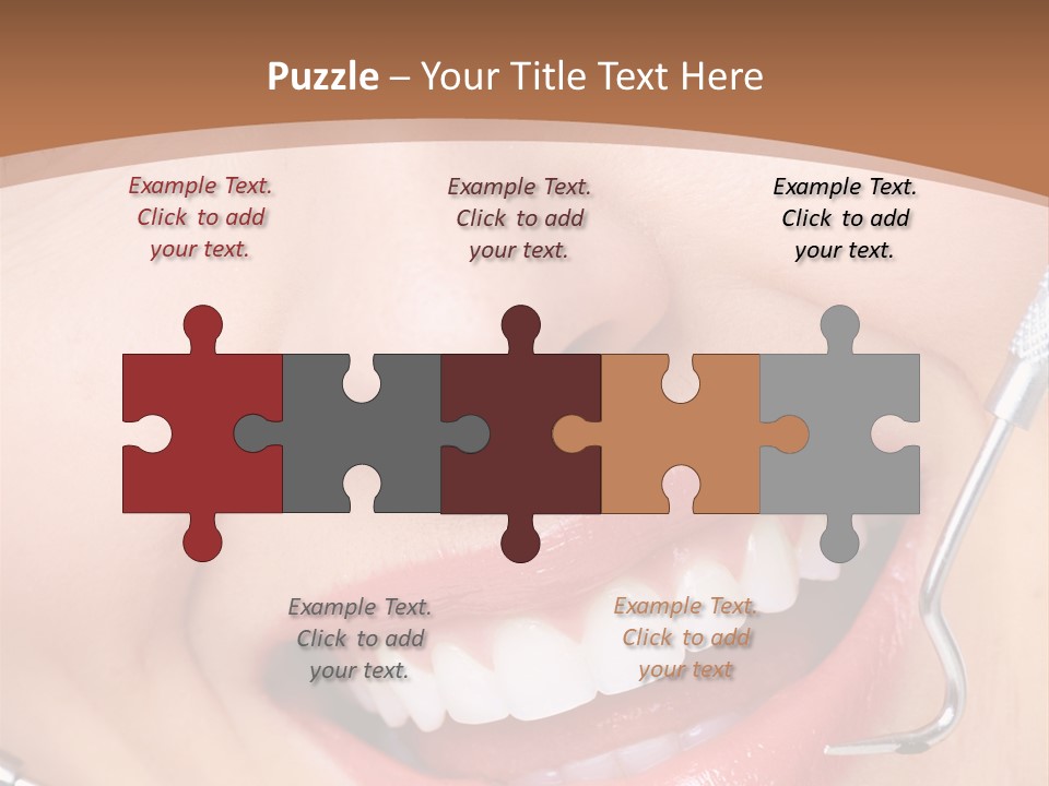 Cosmetics White Orthodontic PowerPoint Template