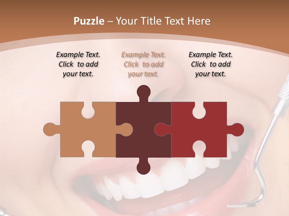 Cosmetics White Orthodontic PowerPoint Template