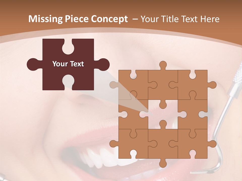 Cosmetics White Orthodontic PowerPoint Template