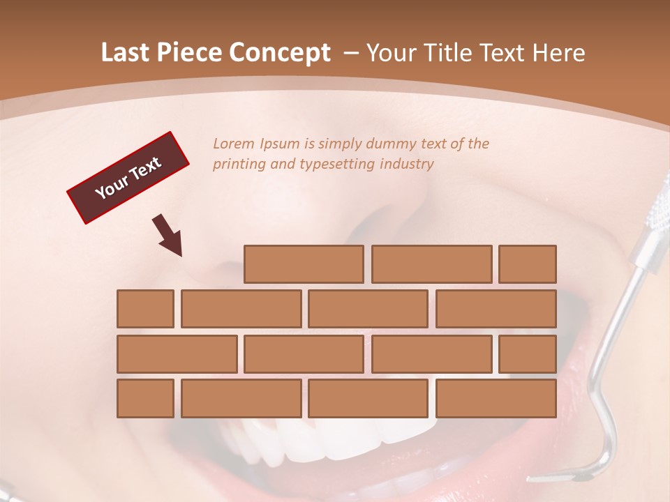 Cosmetics White Orthodontic PowerPoint Template