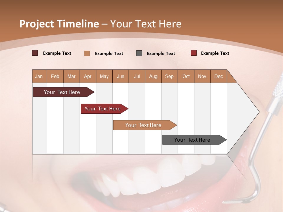 Cosmetics White Orthodontic PowerPoint Template