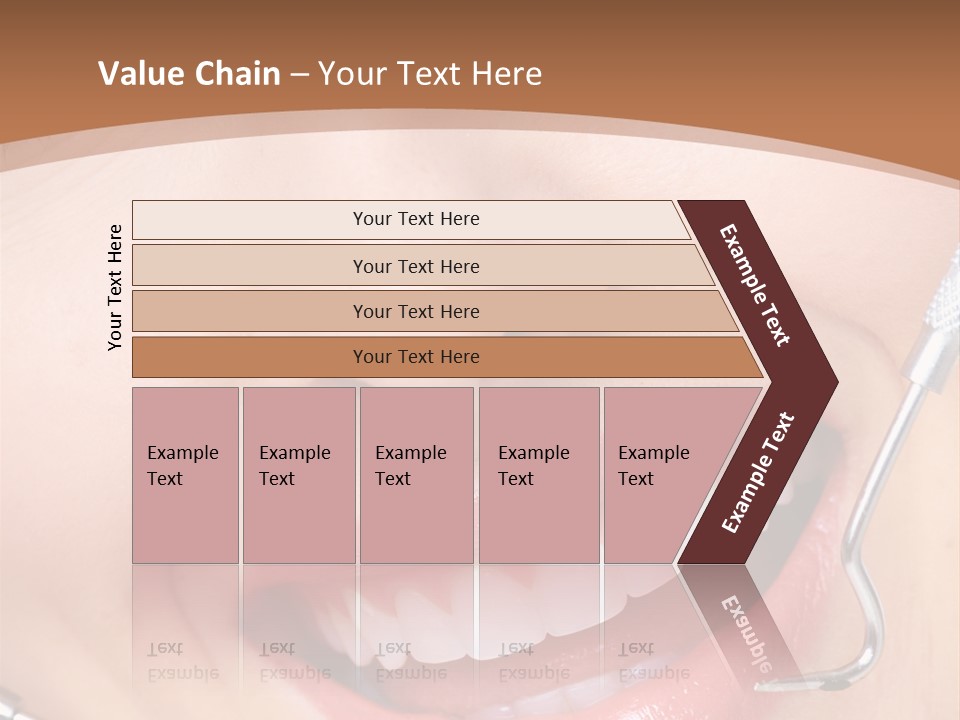 Cosmetics White Orthodontic PowerPoint Template