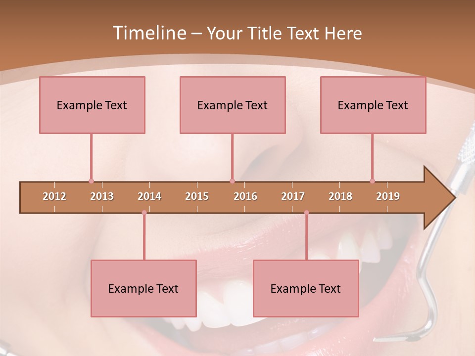 Cosmetics White Orthodontic PowerPoint Template