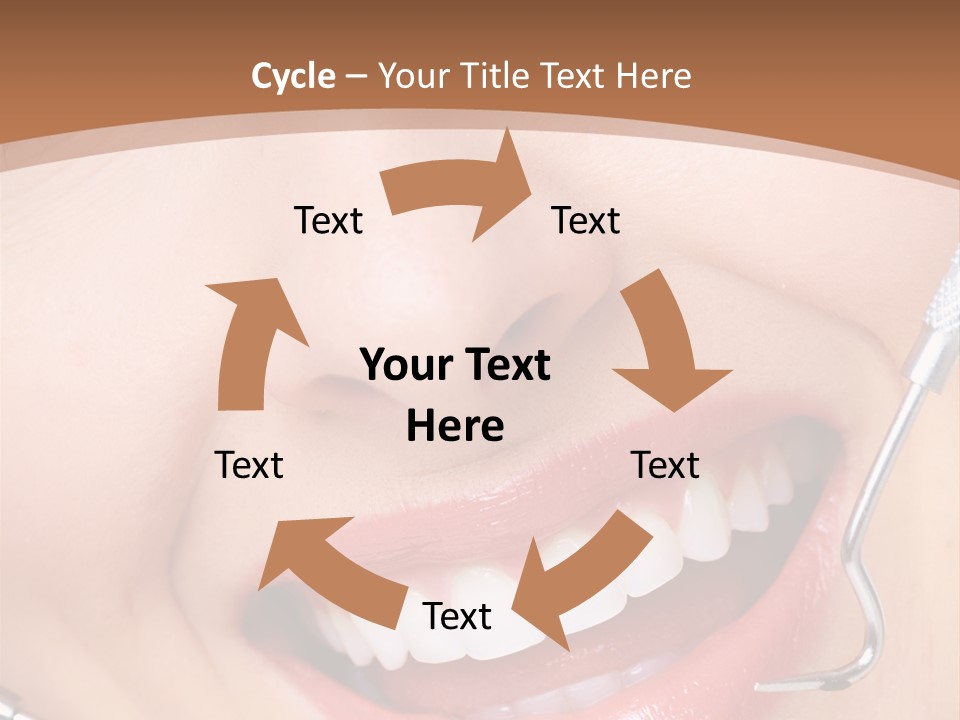 Cosmetics White Orthodontic PowerPoint Template