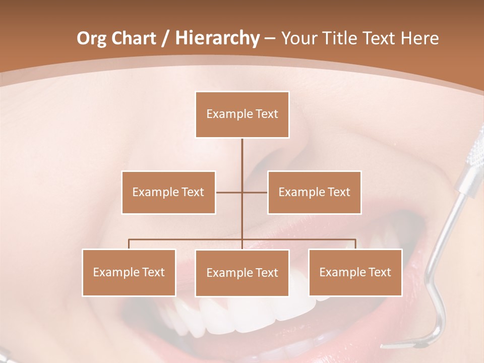 Cosmetics White Orthodontic PowerPoint Template