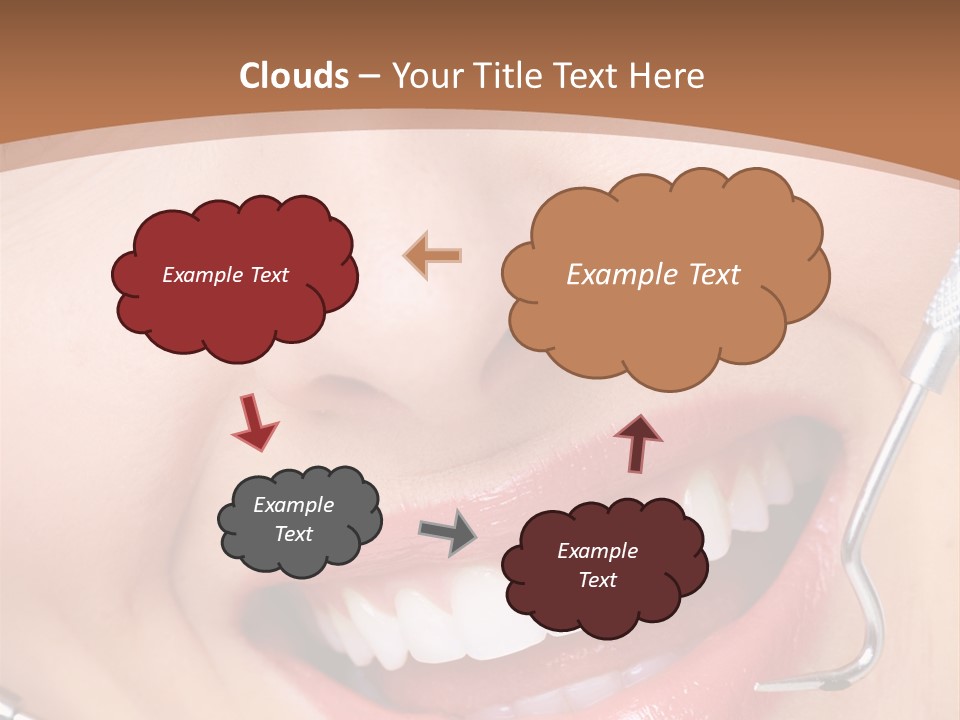 Cosmetics White Orthodontic PowerPoint Template