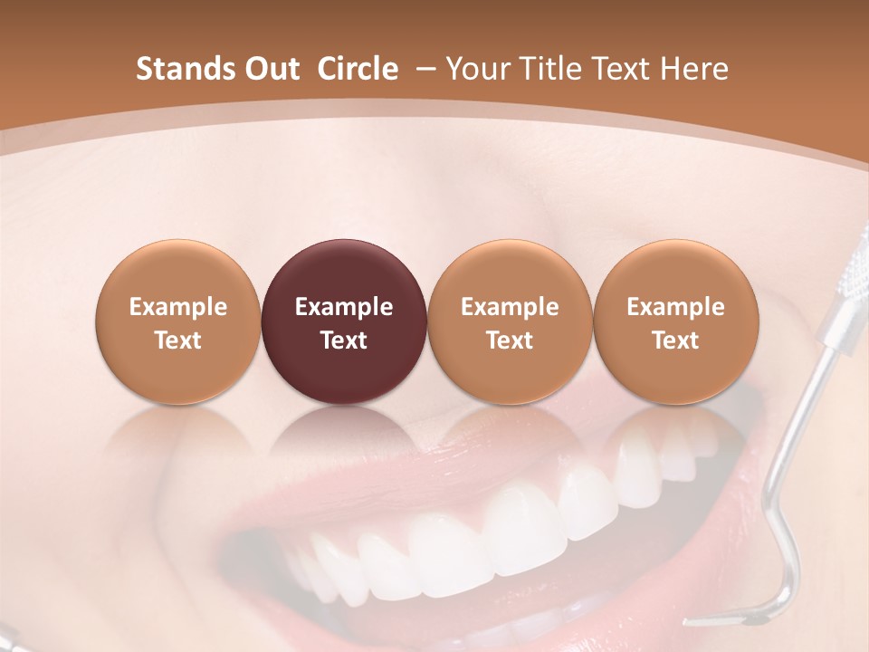 Cosmetics White Orthodontic PowerPoint Template