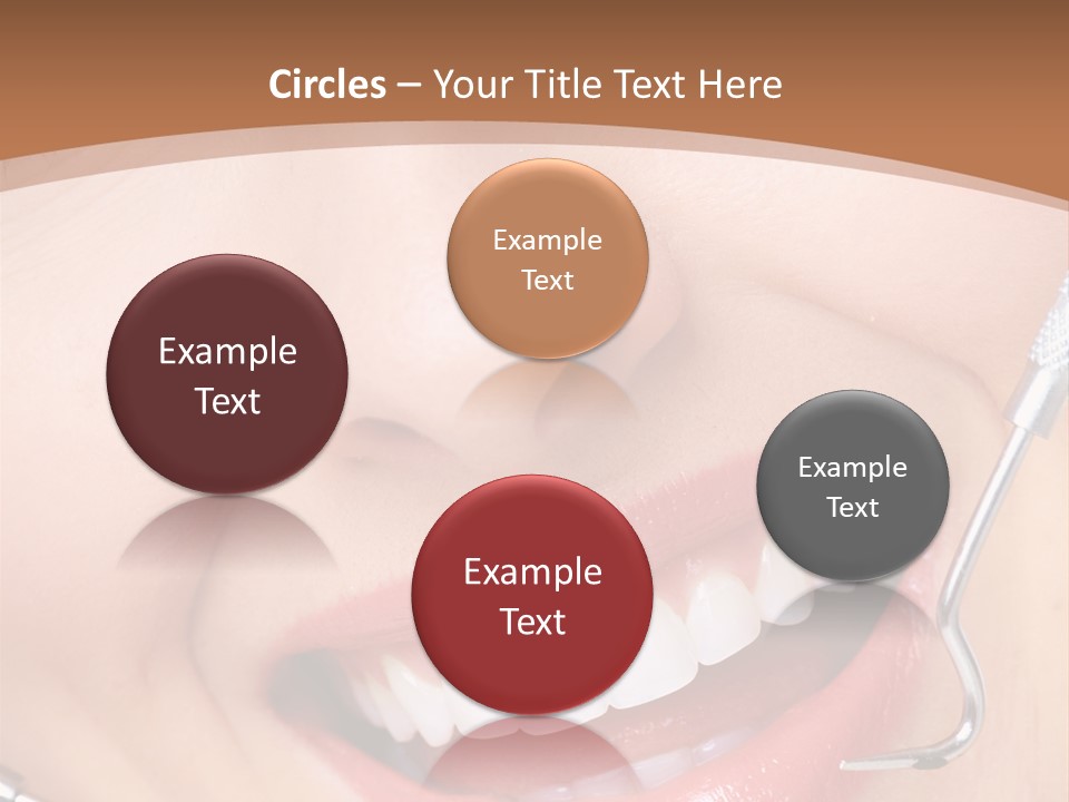 Cosmetics White Orthodontic PowerPoint Template