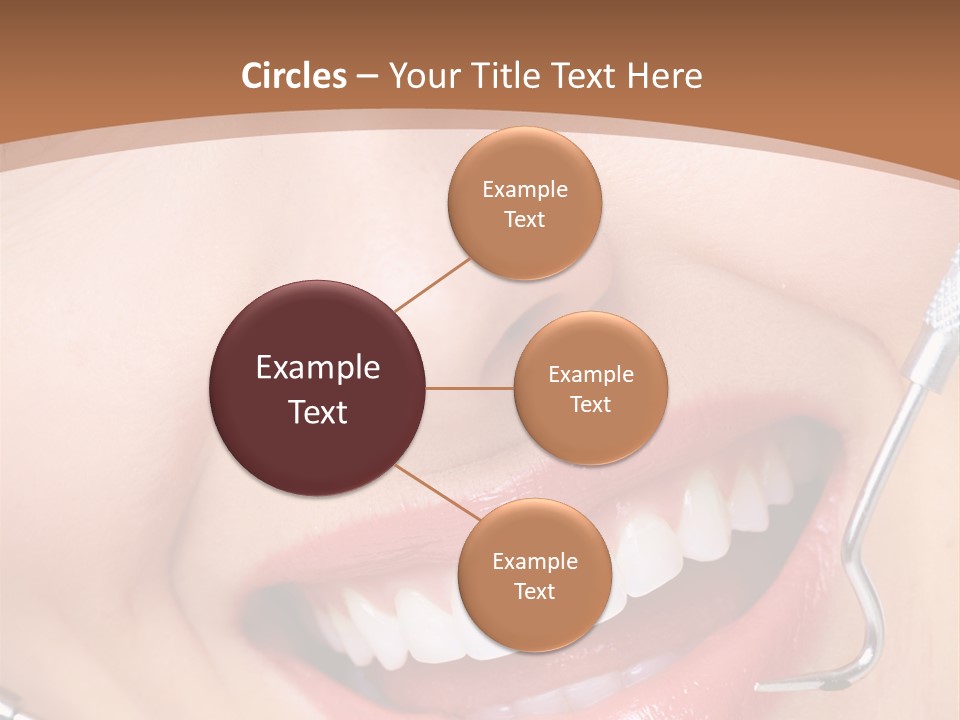 Cosmetics White Orthodontic PowerPoint Template