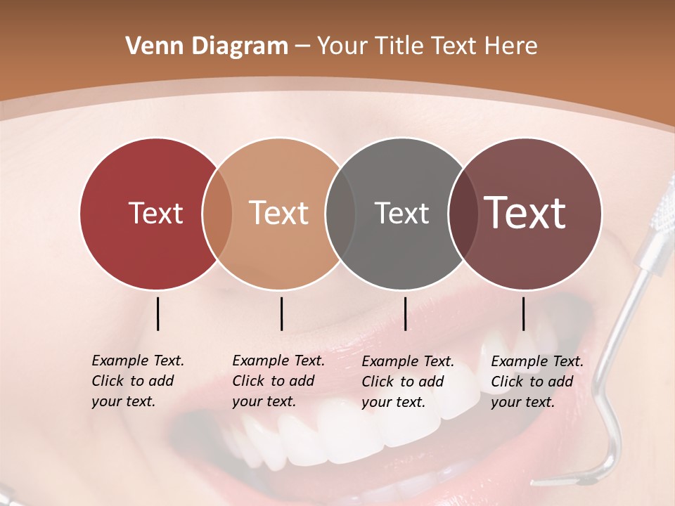 Cosmetics White Orthodontic PowerPoint Template
