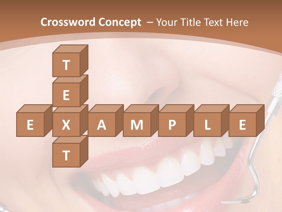 Cosmetics White Orthodontic PowerPoint Template