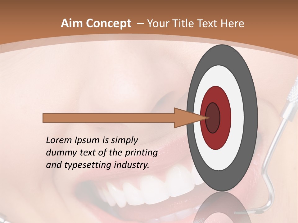 Cosmetics White Orthodontic PowerPoint Template