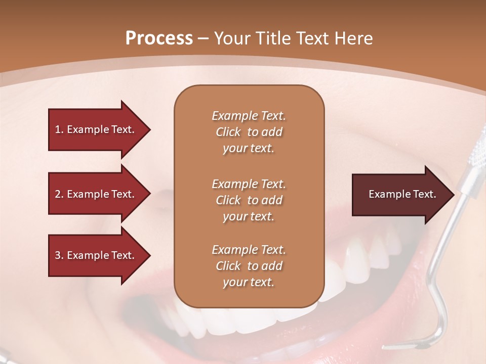 Cosmetics White Orthodontic PowerPoint Template