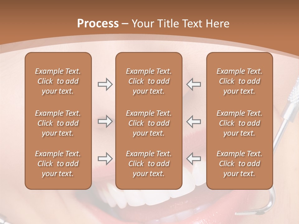 Cosmetics White Orthodontic PowerPoint Template