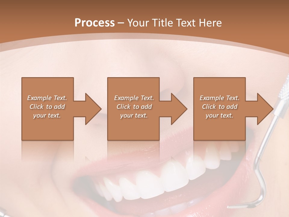 Cosmetics White Orthodontic PowerPoint Template