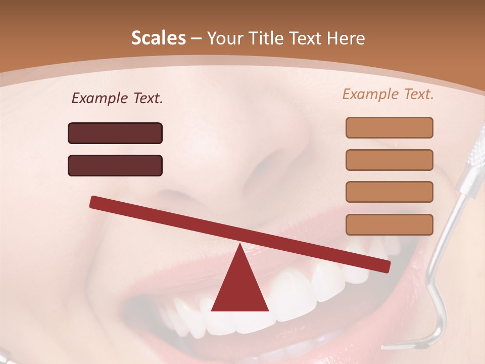 Cosmetics White Orthodontic PowerPoint Template