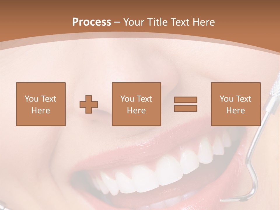 Cosmetics White Orthodontic PowerPoint Template