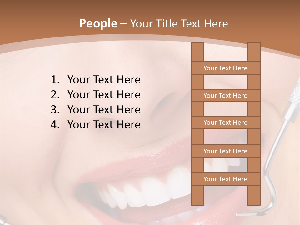 Cosmetics White Orthodontic PowerPoint Template