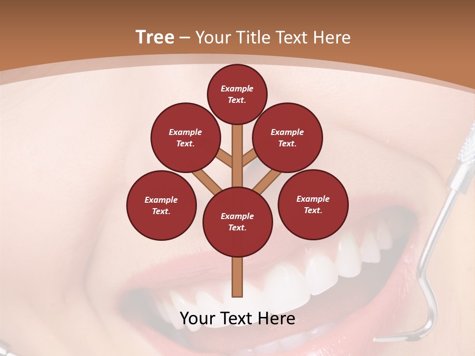 Cosmetics White Orthodontic PowerPoint Template