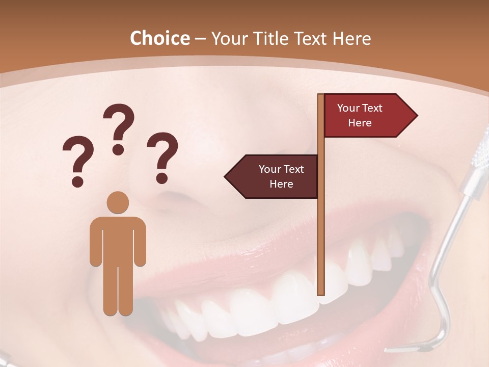 Cosmetics White Orthodontic PowerPoint Template