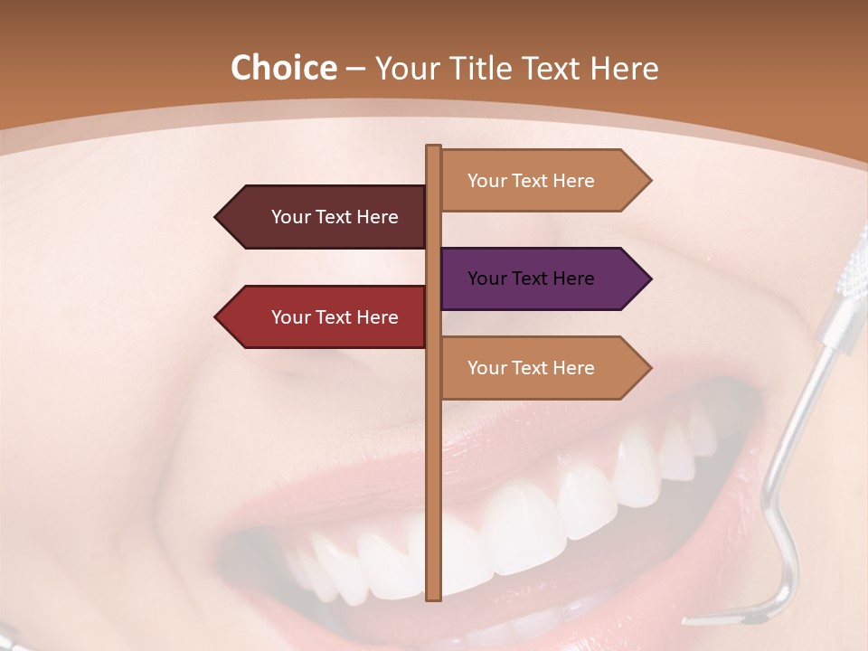 Cosmetics White Orthodontic PowerPoint Template