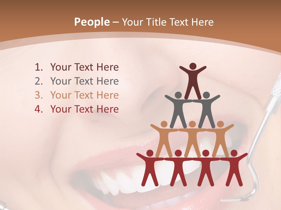 Cosmetics White Orthodontic PowerPoint Template