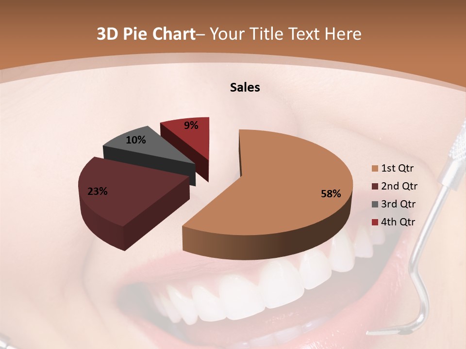 Cosmetics White Orthodontic PowerPoint Template
