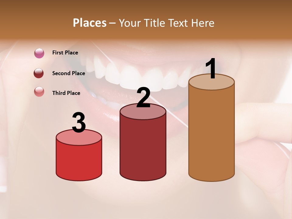 Closeup Whitening People PowerPoint Template