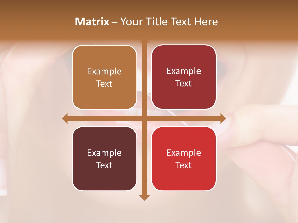 Closeup Whitening People PowerPoint Template