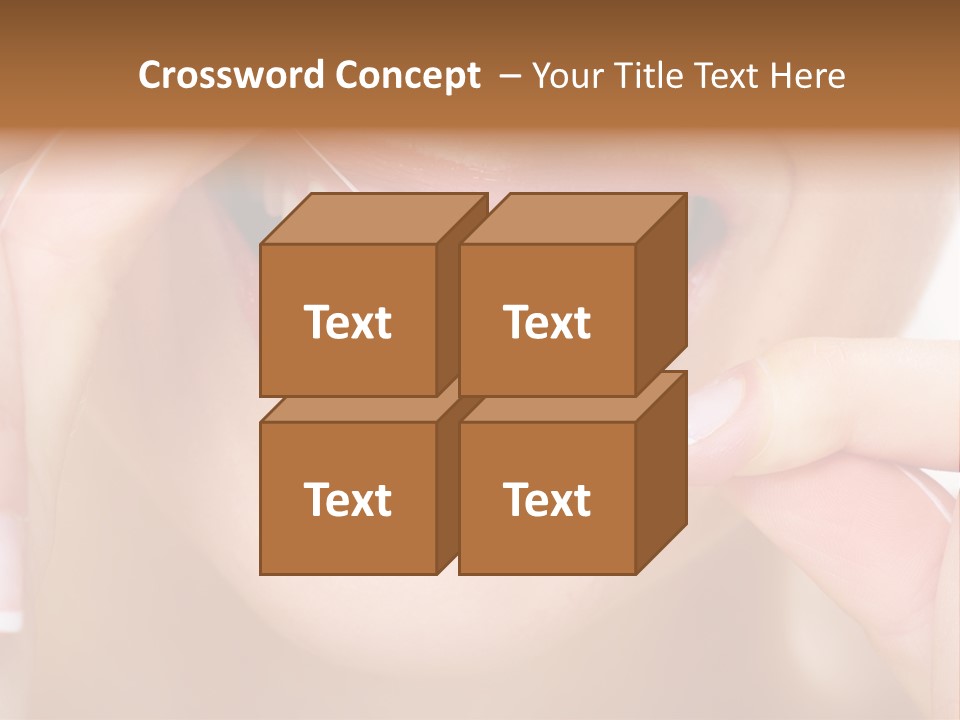 Closeup Whitening People PowerPoint Template