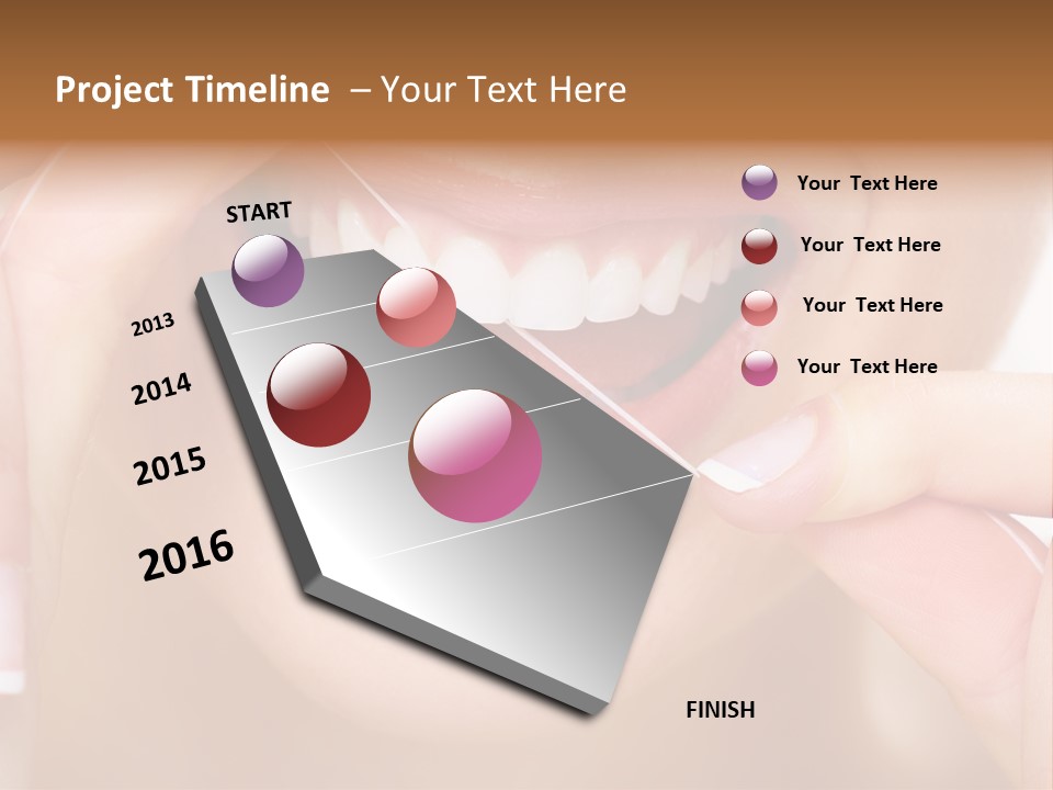 Closeup Whitening People PowerPoint Template