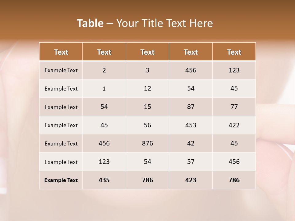 Closeup Whitening People PowerPoint Template