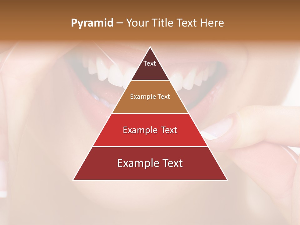 Closeup Whitening People PowerPoint Template