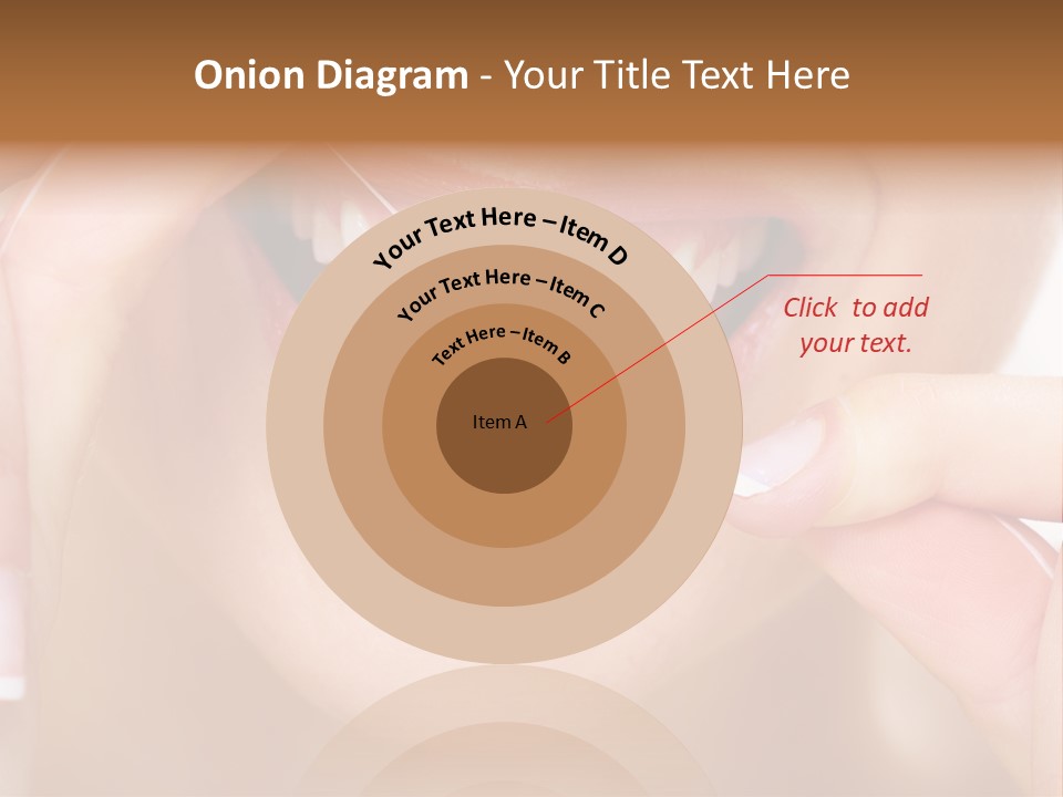 Closeup Whitening People PowerPoint Template