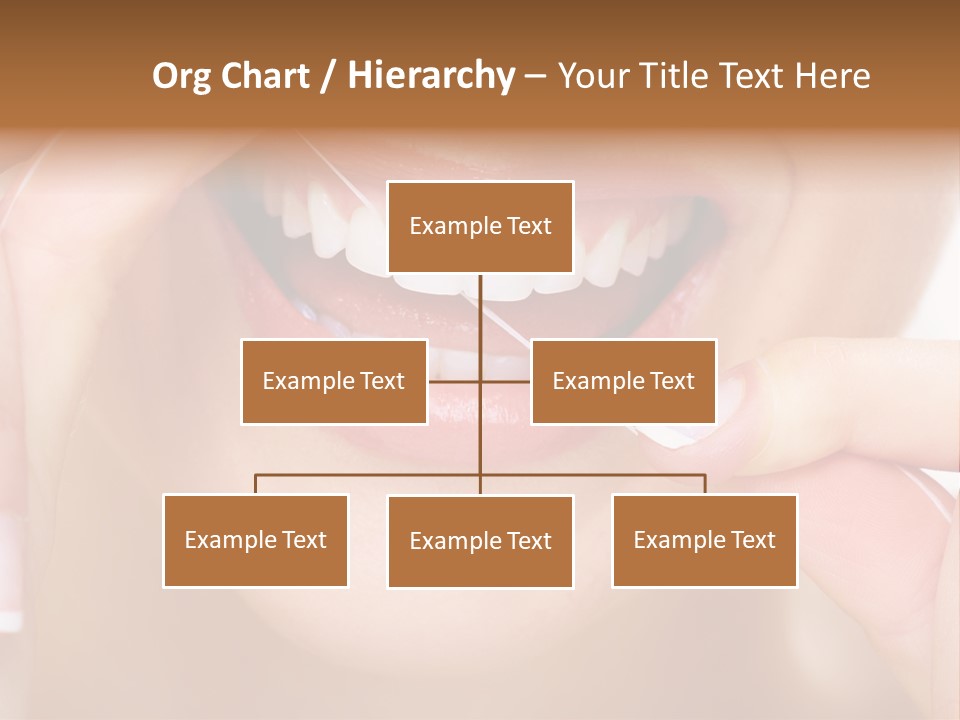 Closeup Whitening People PowerPoint Template