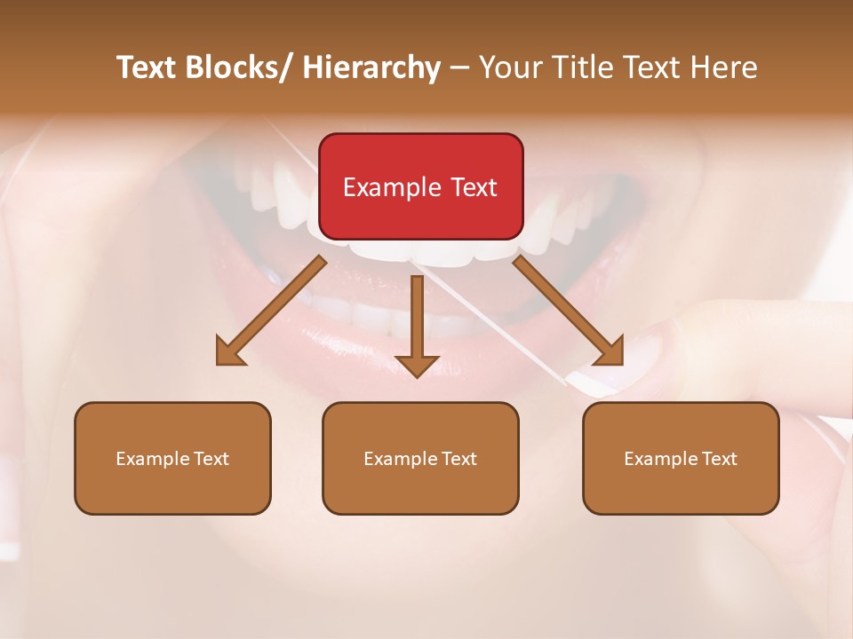 Closeup Whitening People PowerPoint Template