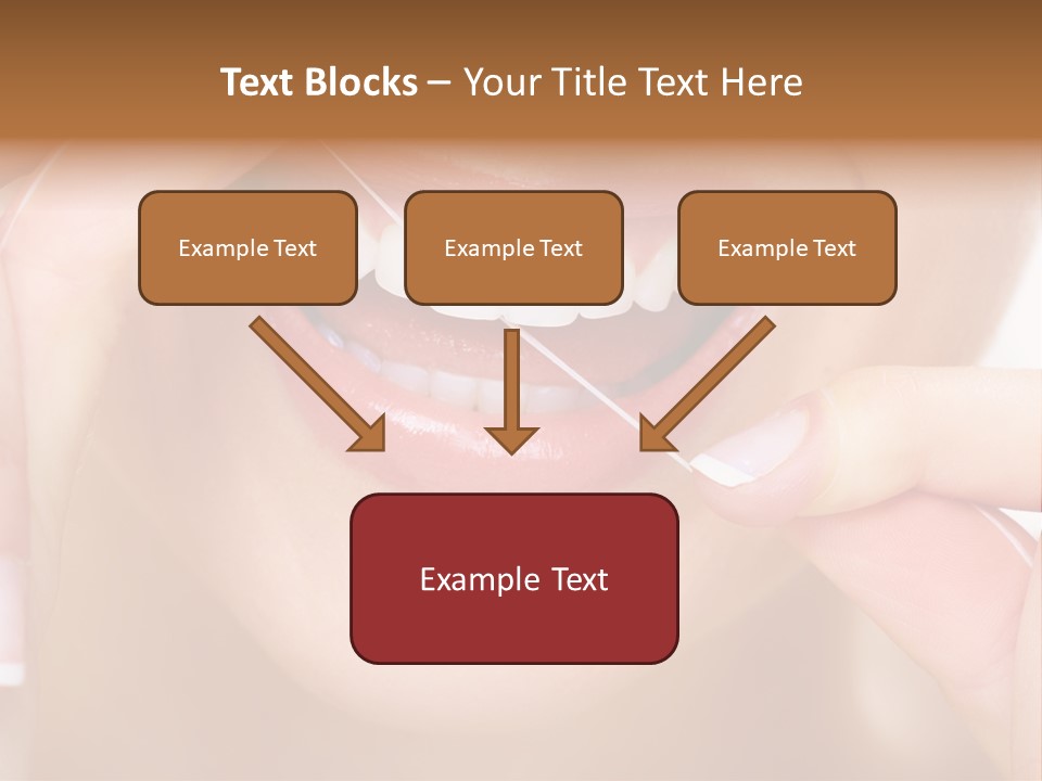 Closeup Whitening People PowerPoint Template