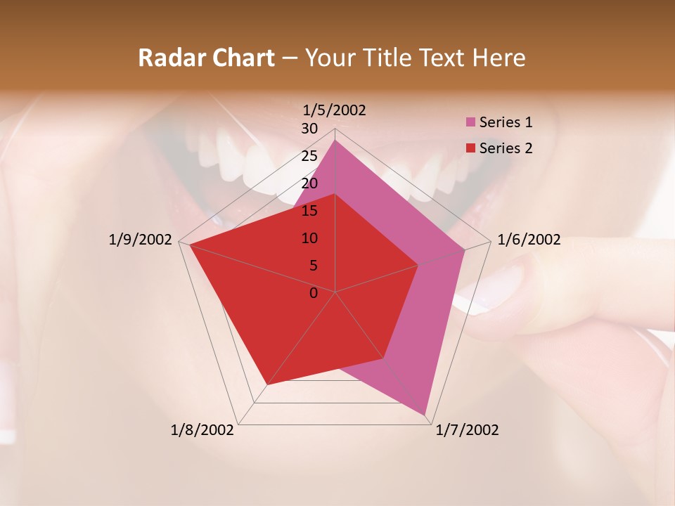 Closeup Whitening People PowerPoint Template