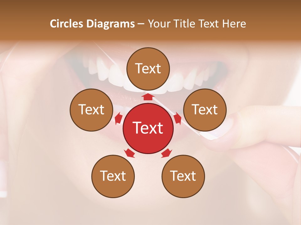 Closeup Whitening People PowerPoint Template