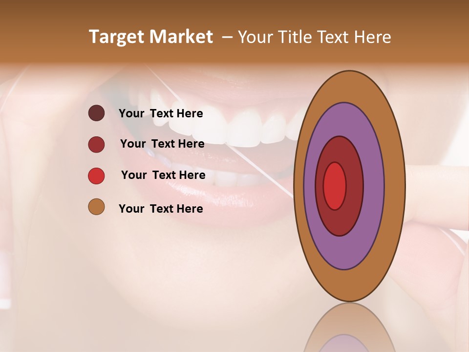 Closeup Whitening People PowerPoint Template