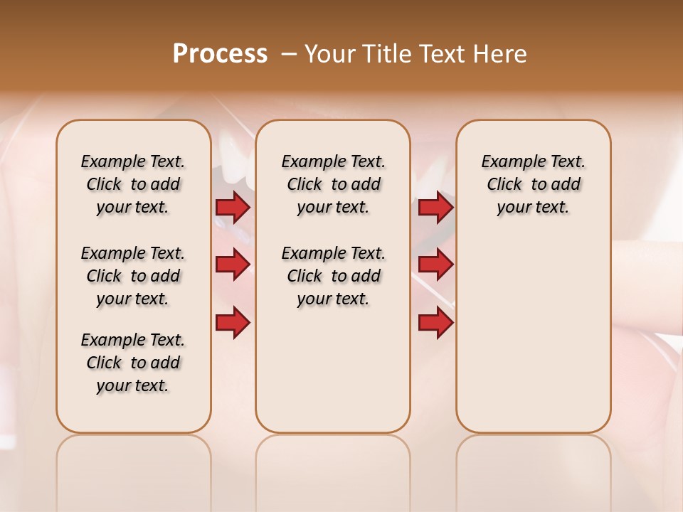 Closeup Whitening People PowerPoint Template