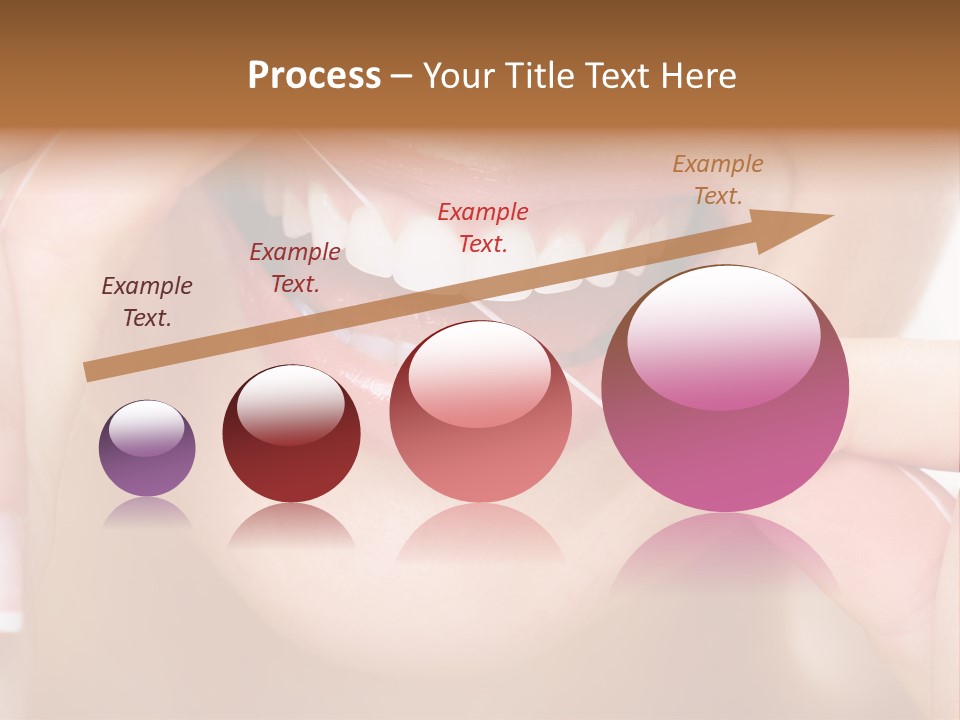 Closeup Whitening People PowerPoint Template