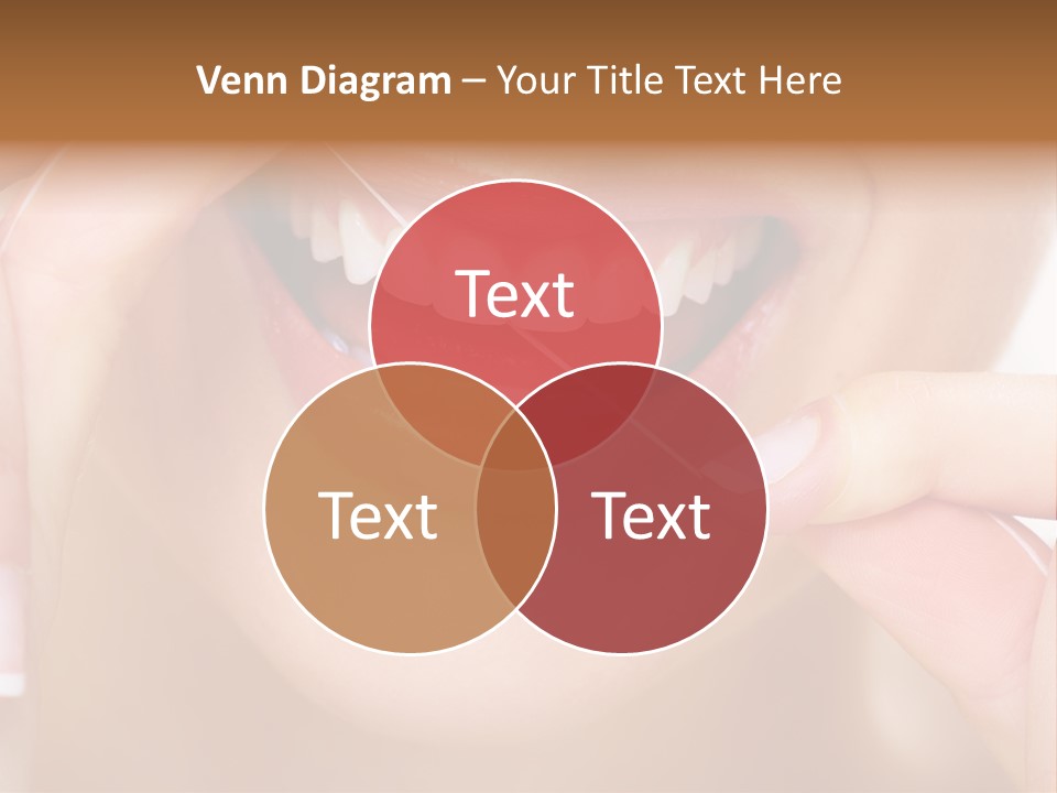 Closeup Whitening People PowerPoint Template