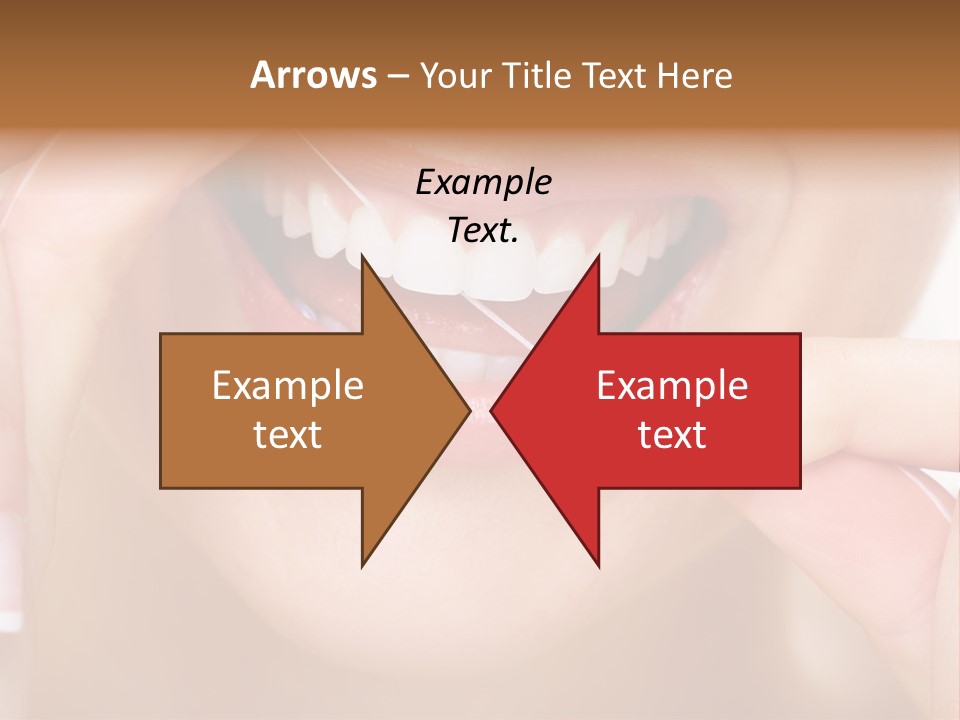 Closeup Whitening People PowerPoint Template