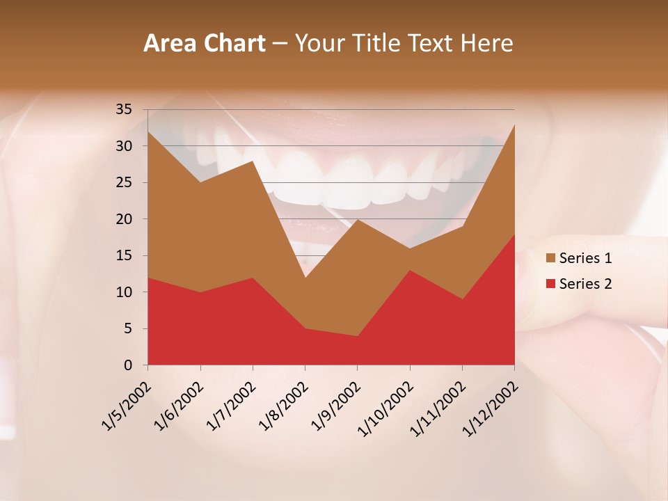 Closeup Whitening People PowerPoint Template