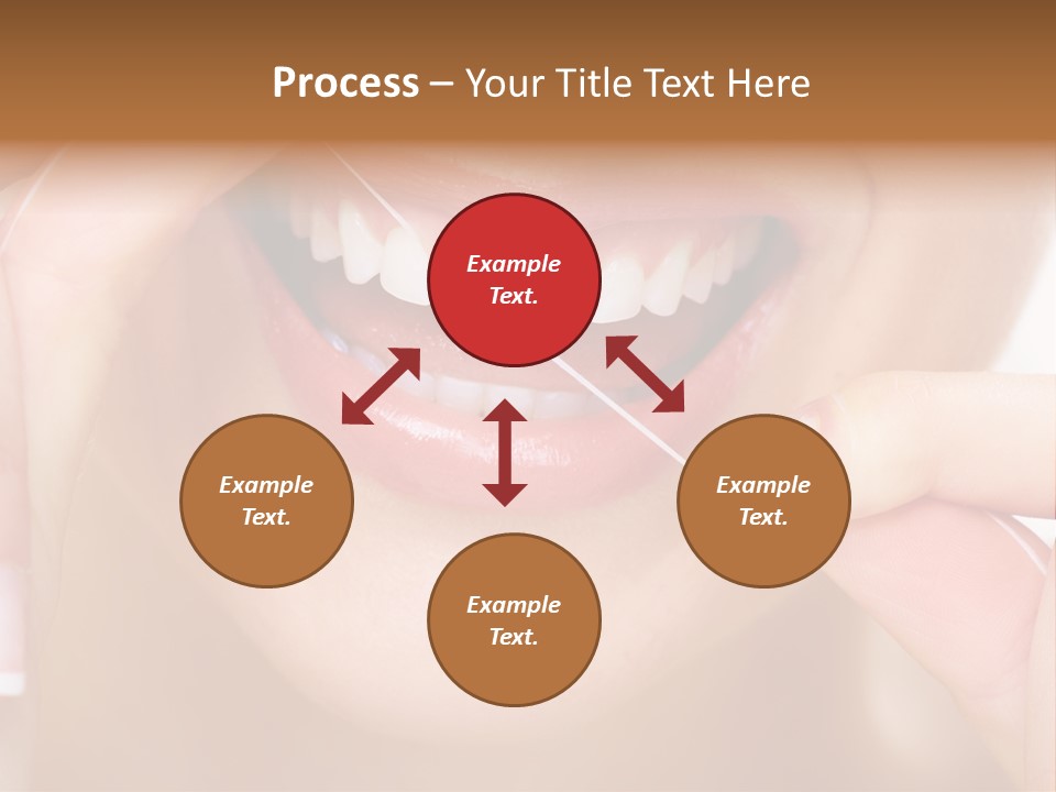 Closeup Whitening People PowerPoint Template