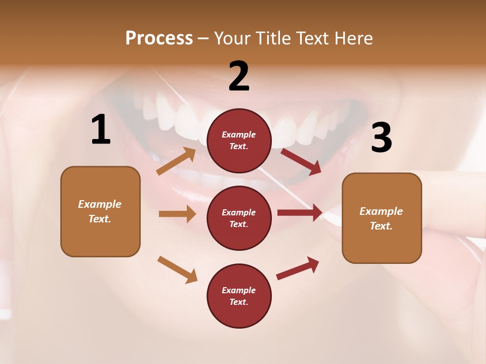 Closeup Whitening People PowerPoint Template