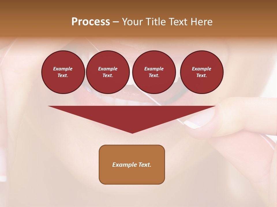 Closeup Whitening People PowerPoint Template