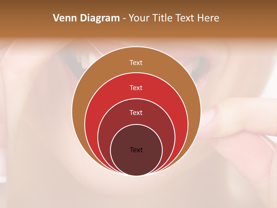 Closeup Whitening People PowerPoint Template